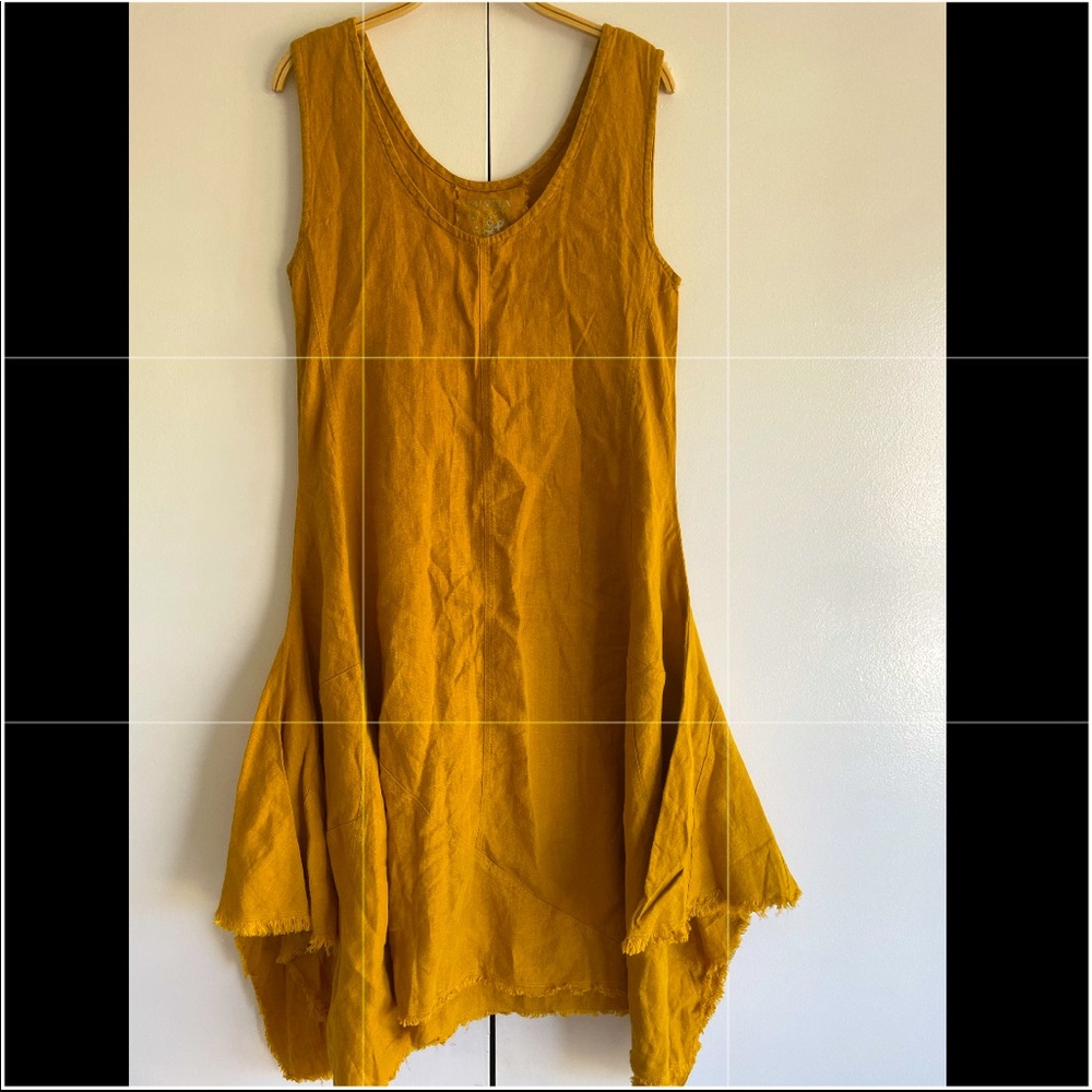 100% Linen Dress New